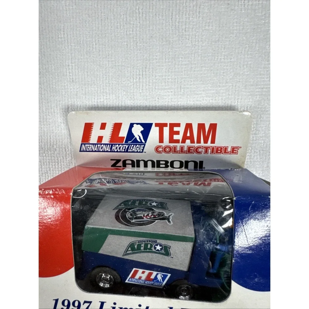 1997 White Rose IHL Houston Aeros Zamboni Die-Cast Limited Edition Vintage